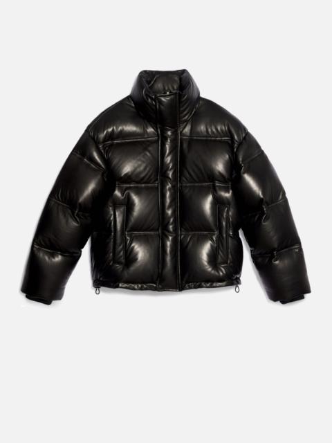 Leather Down Jacket