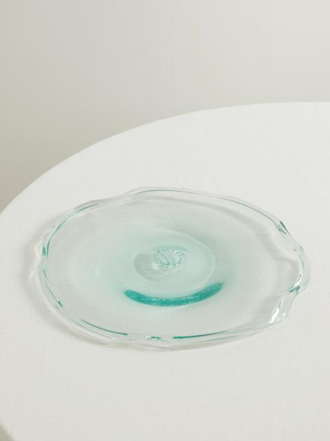 Recycled Glass Serving Plate