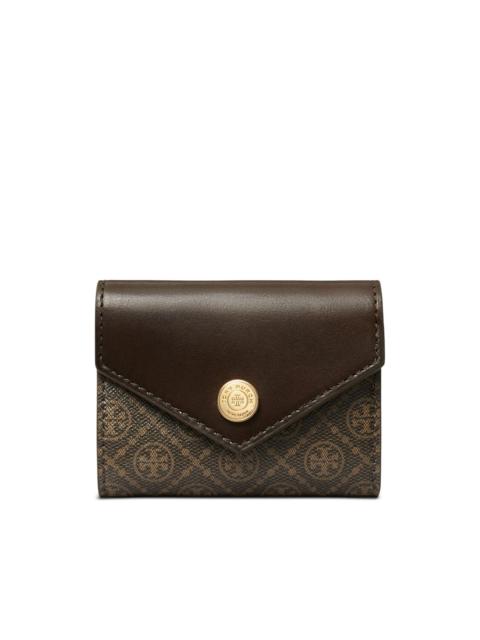 monogram-pattern wallet