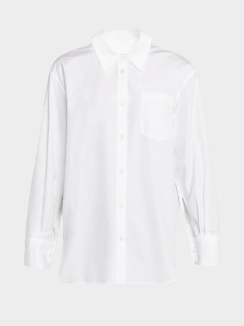 Oversized Long-Sleeve Tunic Shirt