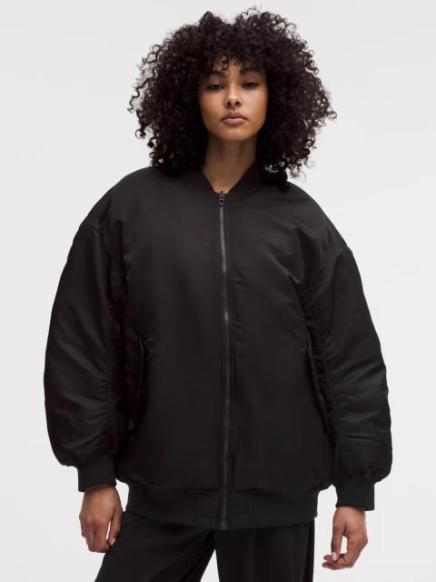 Oversized 600-Down-Fill Bomber Jacket