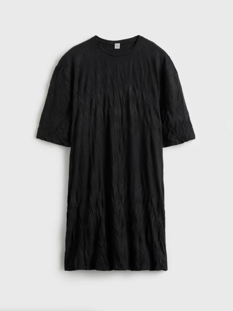 Relaxed tee dress black