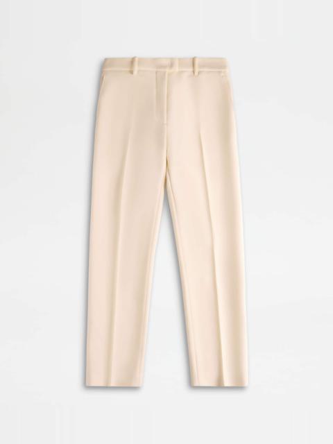 PANTS IN WOOL - WHITE