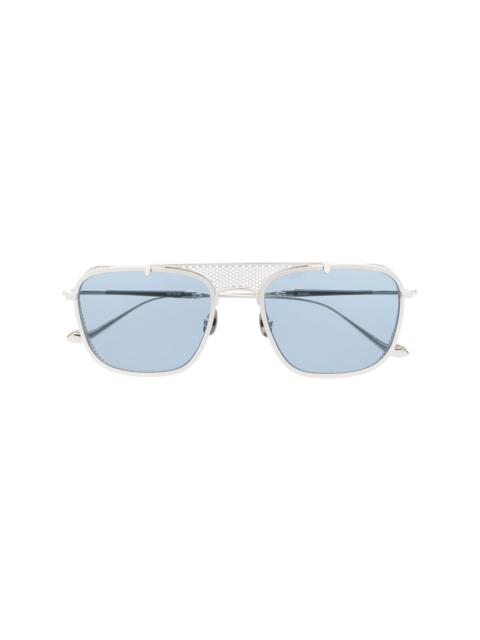 square-frame tinted sunglasses