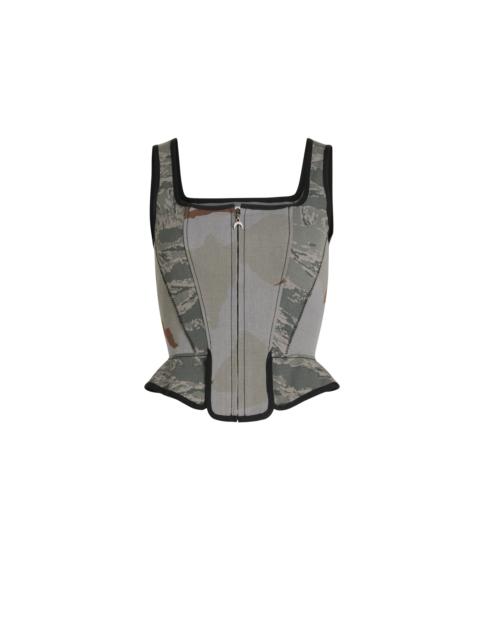 Regenerated Camo Corset