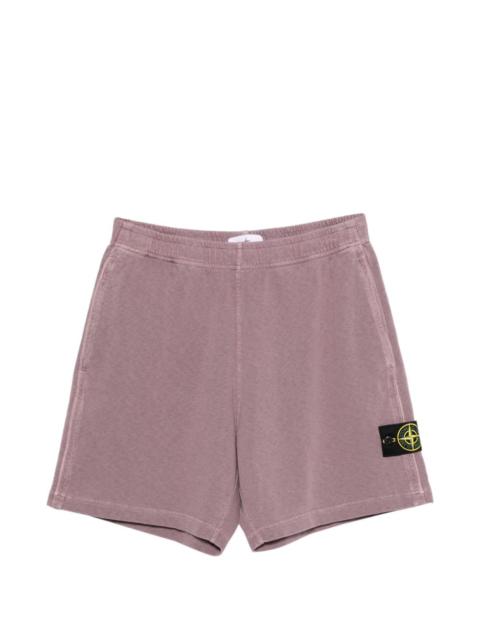 logo-patch shorts