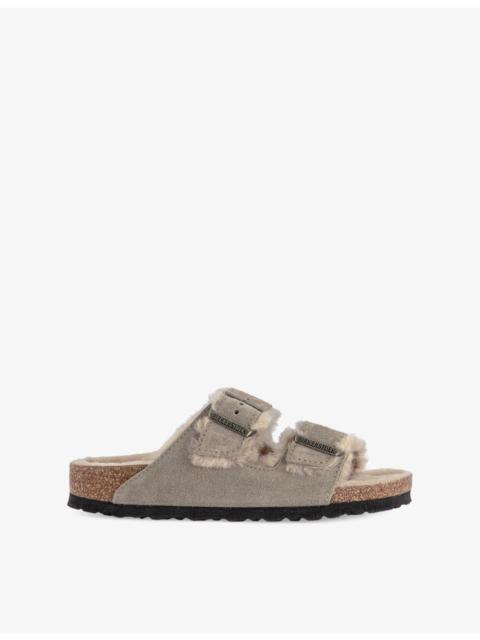 Arizona Shearling-Lined Suede Sandals