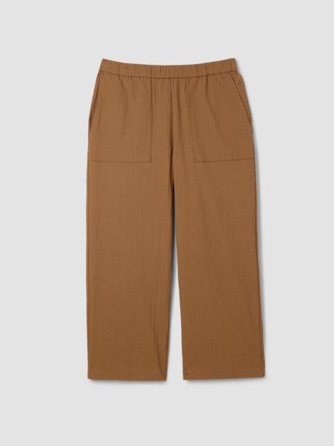 Organic Cotton Pucker Straight Pant
