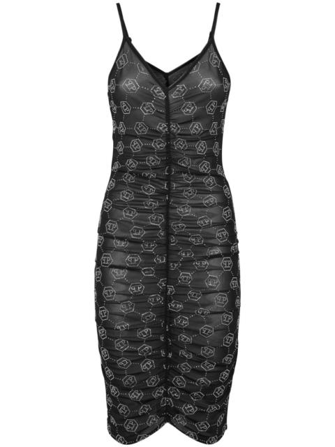 monogram tulle dress