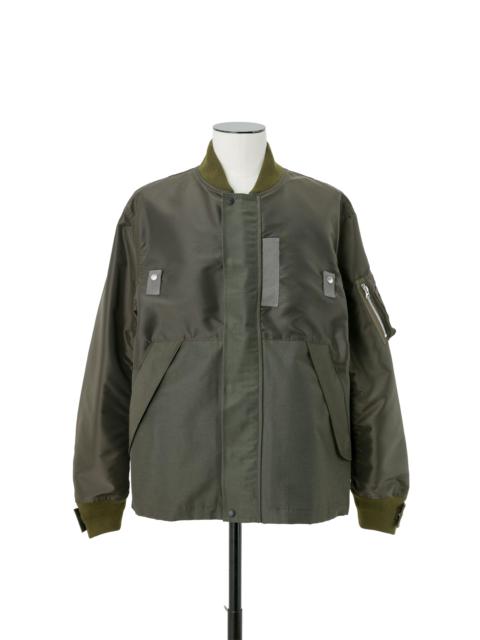 オーラリー　VELOURBRUSHEDWOOL MELTONBLOUSON Auralee Velour Brushed Wool Melton Hand Sewn Blouson - Green
