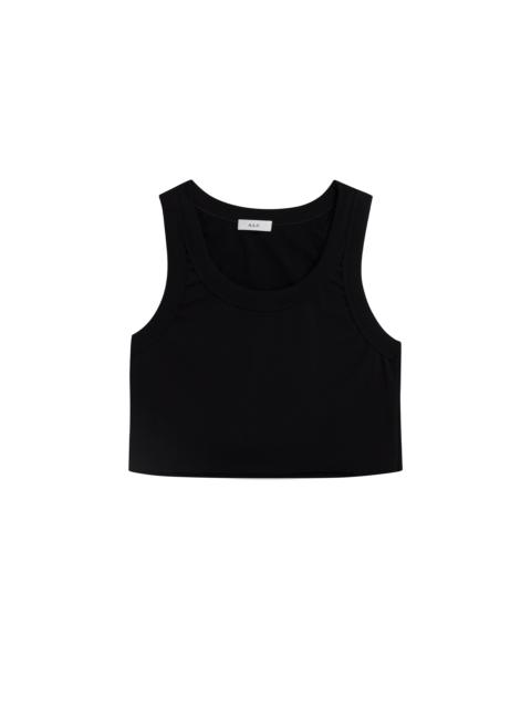 Halsey Cropped Cotton Rib Tank