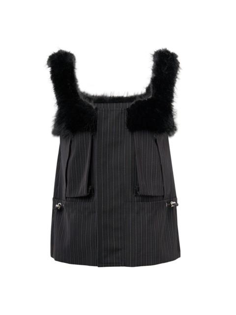 Stripe Doeskin Tank Top