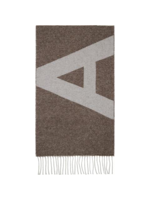 Brown & Off-White Malo Scarf