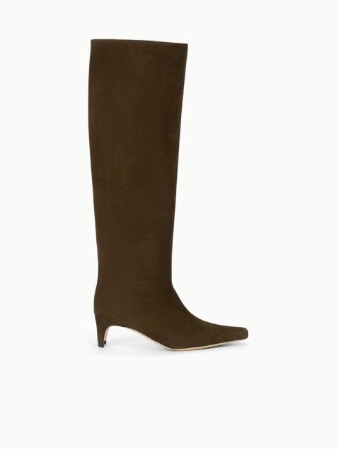 STAUD WALLY BOOT TRUFFLE SUEDE
