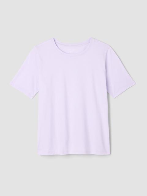 Organic Pima Cotton Jersey Round Neck Tee