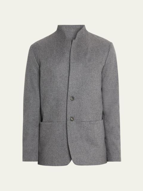 Men's Ellen Wool and Cashmere Unstructured Blazer