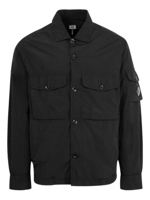 Lens-pocket shirt jacket