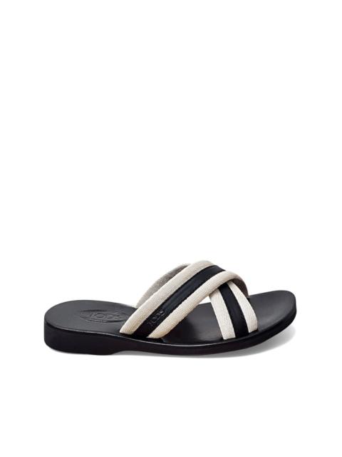 criss-cross sandals