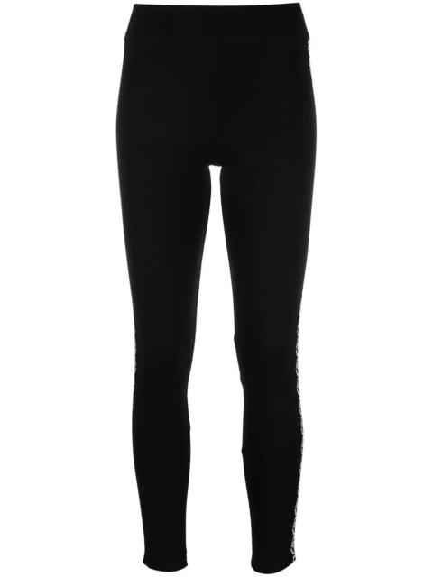 Hexagon-print leggings