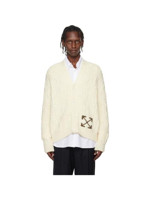 Off-White Arrow 3D Stitch Cardigan