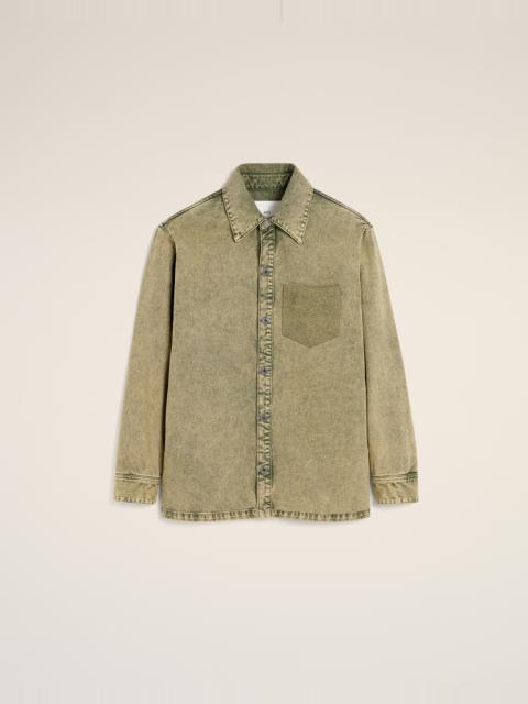 GREEN COTTON AMI DE COEUR OVERSHIRT