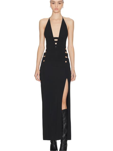 Deep-v Brace Dress