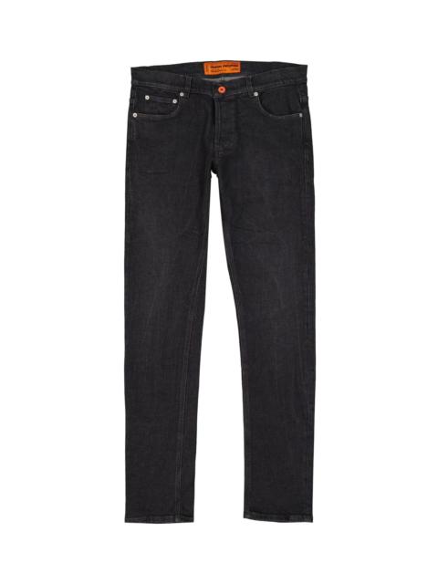 Cotton Denim Slim Jeans