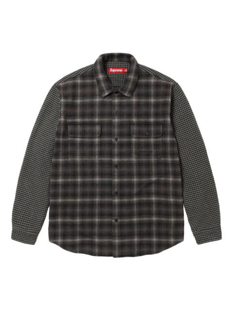 plaid houndstooth shirt