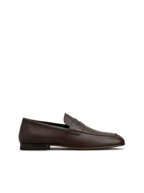 leather loafers