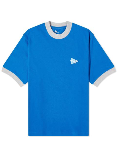 and wander x Maison Kitsune Ringer T-Shirt