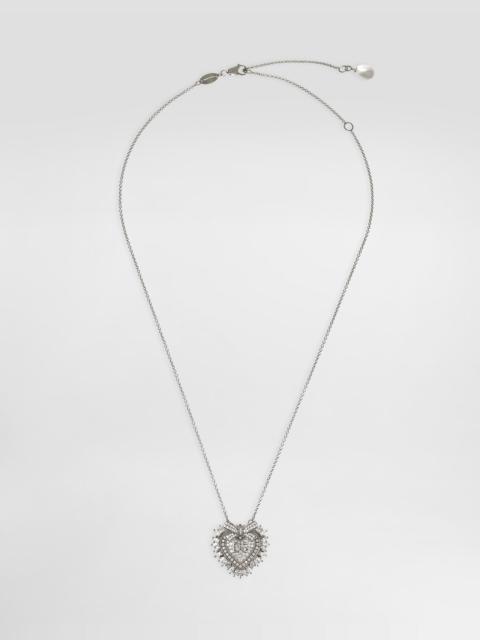 Devotion Necklace 18-carat white gold and diamonds