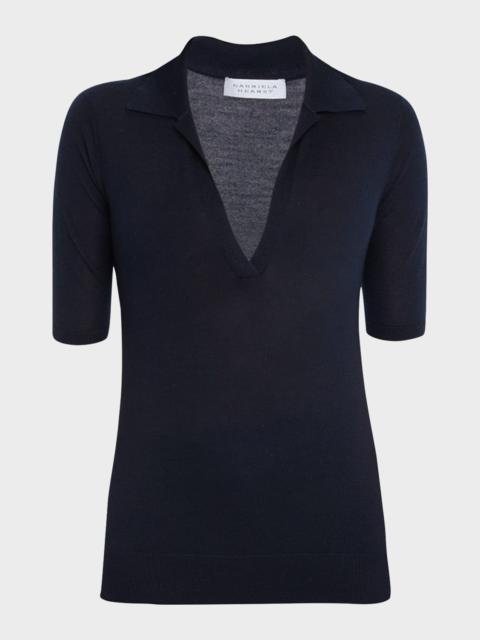Frank Cashmere Polo Top