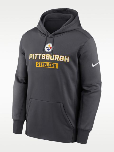 Pittsburgh Steelers Toss Sweep Men’s Nike Therma NFL Pullover Hoodie