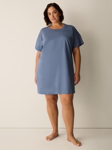 Organic Cotton Interlock Crew Neck Sleep Dress