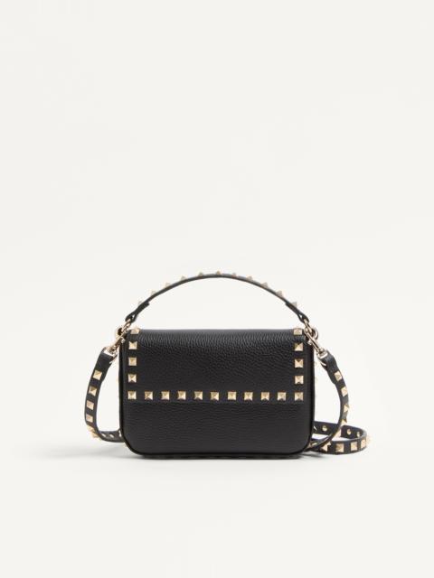 ROCKSTUD GRAINY CALFSKIN POUCH