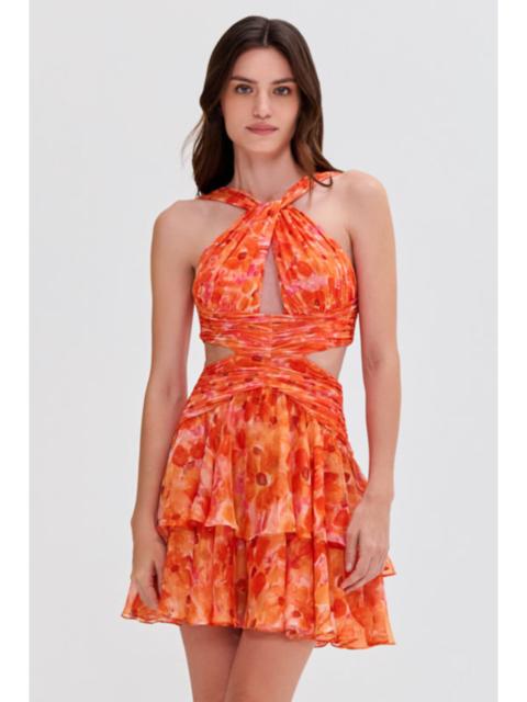 MYOSOTIS HALTERNECK MINI DRESS