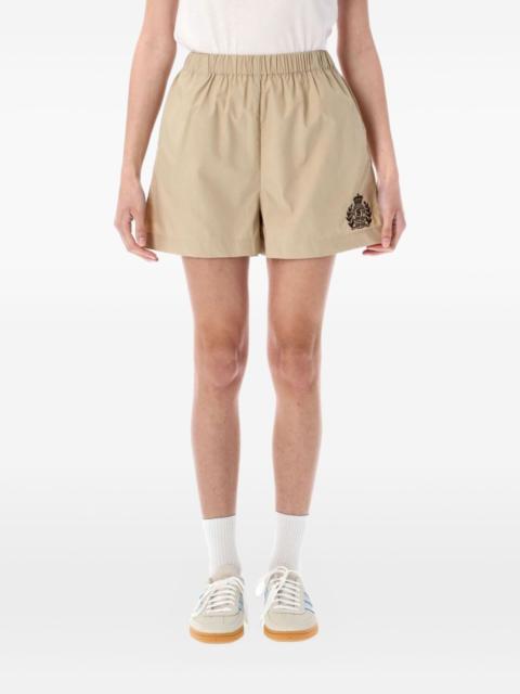 logo-embroidered shorts
