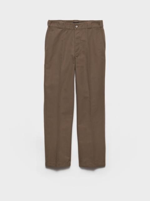 Technical canvas pants