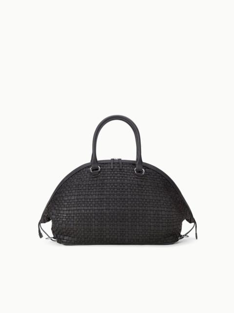 STAUD HESTER SATCHEL ESPRESSO WOVEN