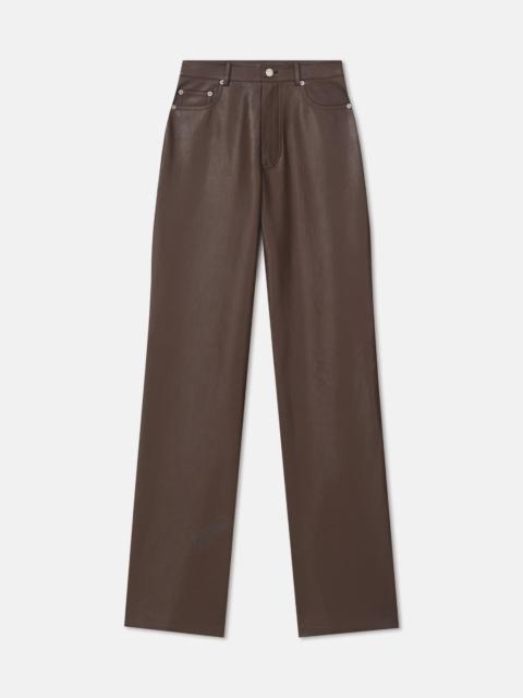 Regenerated Leather Pants