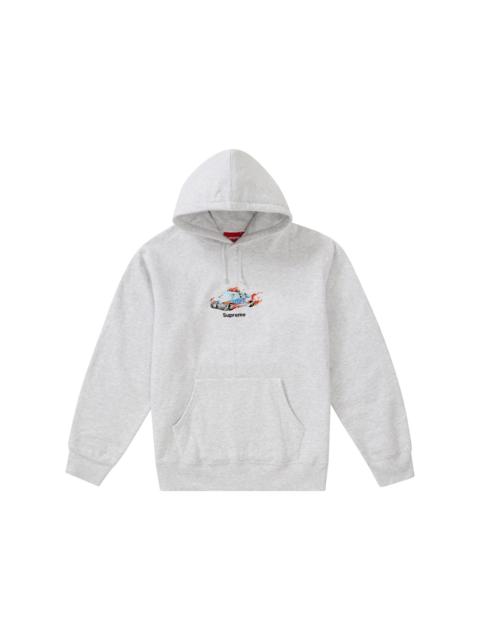 Supreme Cop Car Hooded Sweatshirt Ash Grey