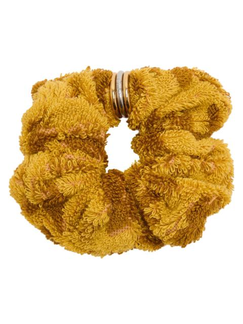 Chloe Floral-jacquard Terry Scrunchie
