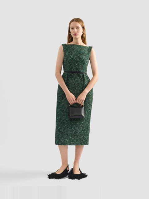 SLEEVELESS PENCIL MIDI DRESS