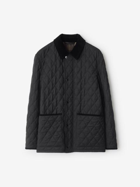Quilted Wool Barn Jacket