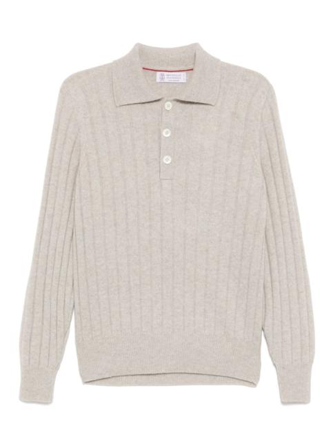 cashmere polo shirt