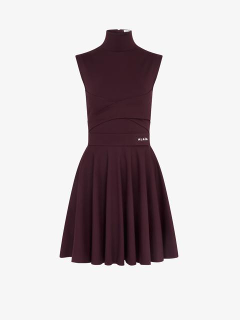 SCULPTING JERSEY SKATER DRESS