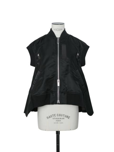 Nylon Twill x Wool Suiting Vest