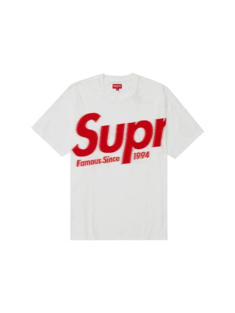 Supreme Intarsia Spellout S/S Top White