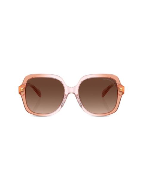 ombrÃ©-effect oversize-frame sunglasses