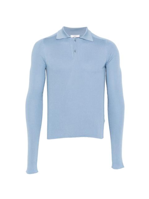 long-sleeve polo shirt